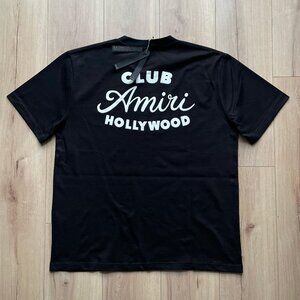 XXL AMIRI MEN'S BLACK RELAXED FIT T-SHIRT CASUAL